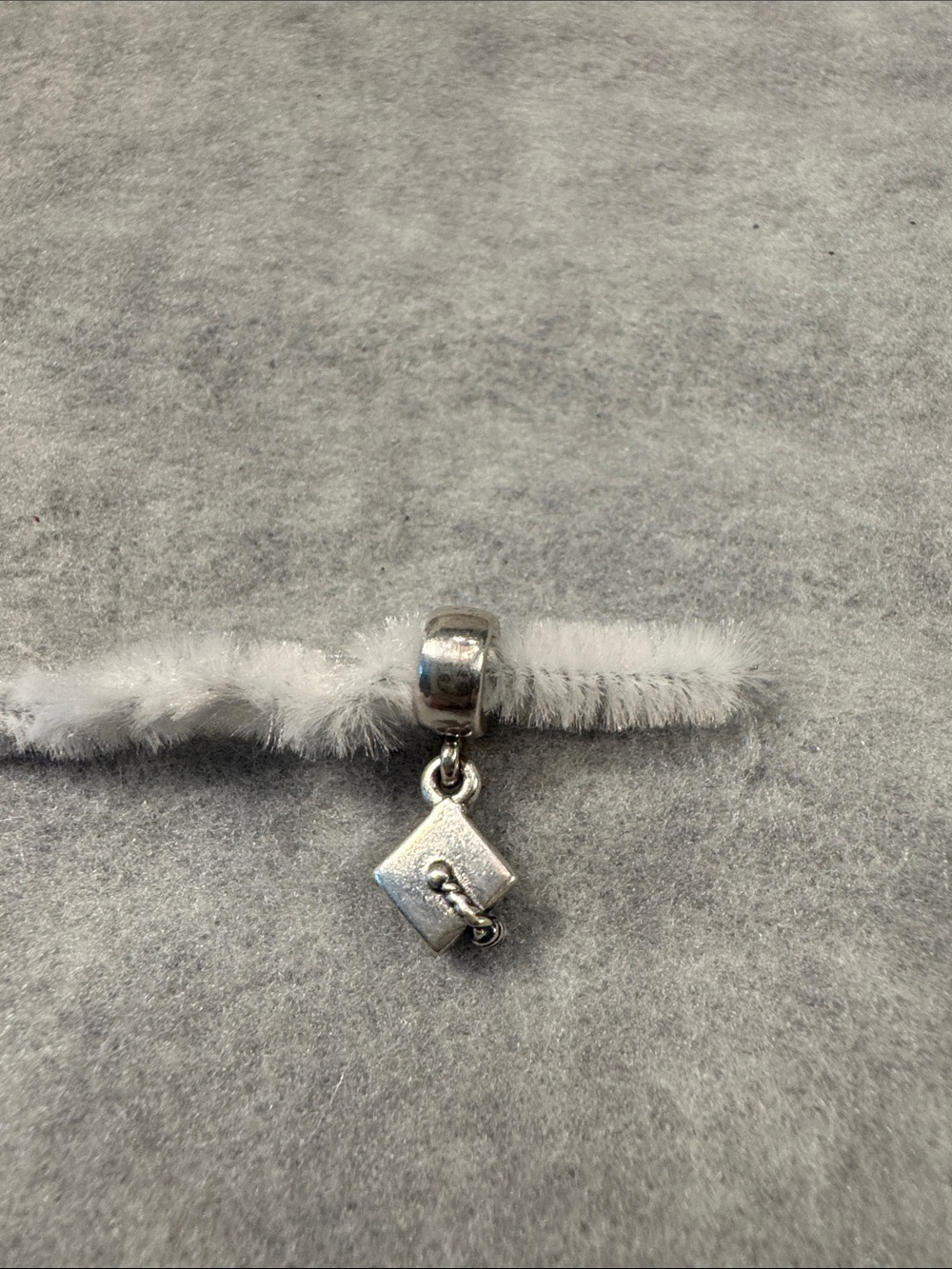 Pandora Sterling Silver Graduation Cap Dangle Charm
